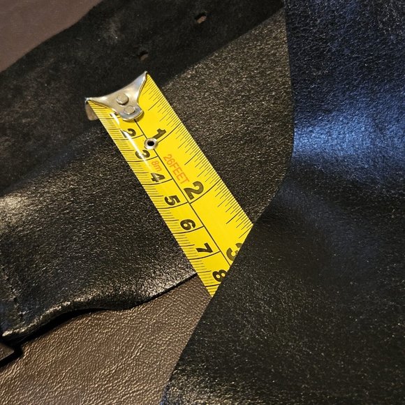 VGC Preloved Soft, Wide Leather Dress Hip Belt, by Warehouse, Holes from 28-32in - Picture 11 of 13